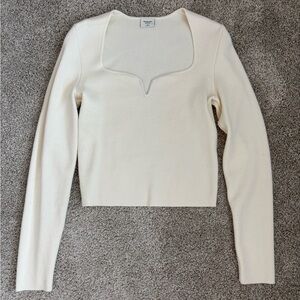 Abercrombie & Fitch Cream Sweater